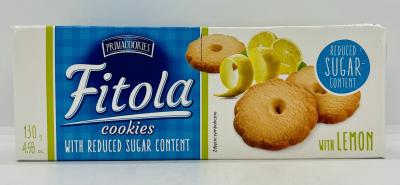 Fitola Cookies w. Lemon 130g.