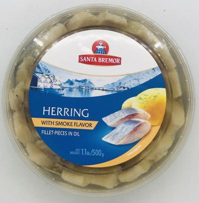 Santa Bremor Herring with Smoke Flavor 500g