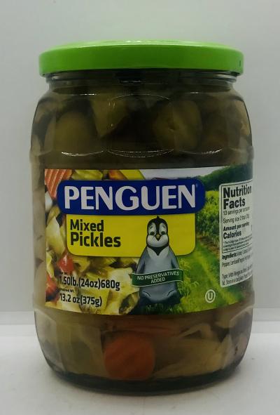 Penguen Mixed Pickles 680g.