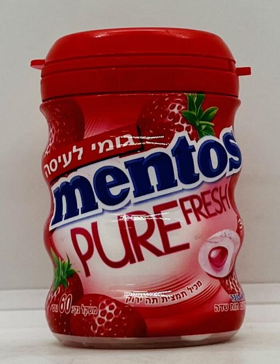 Mentos Pure Fresh Strawberry Gum 60g.