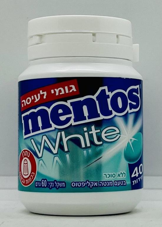 Mentos Menthol White 60g.