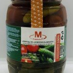 Marneuli Cucumber and Tomato in Brine 700g.