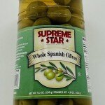 Supreme Star Whole Spanish Olives 260g.