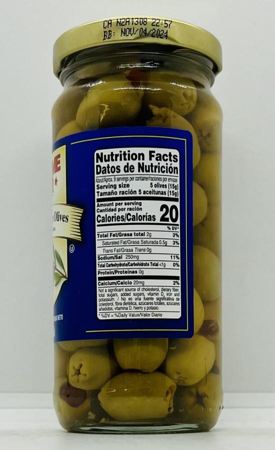 Supreme Star Stuffed Green Olives 142g.