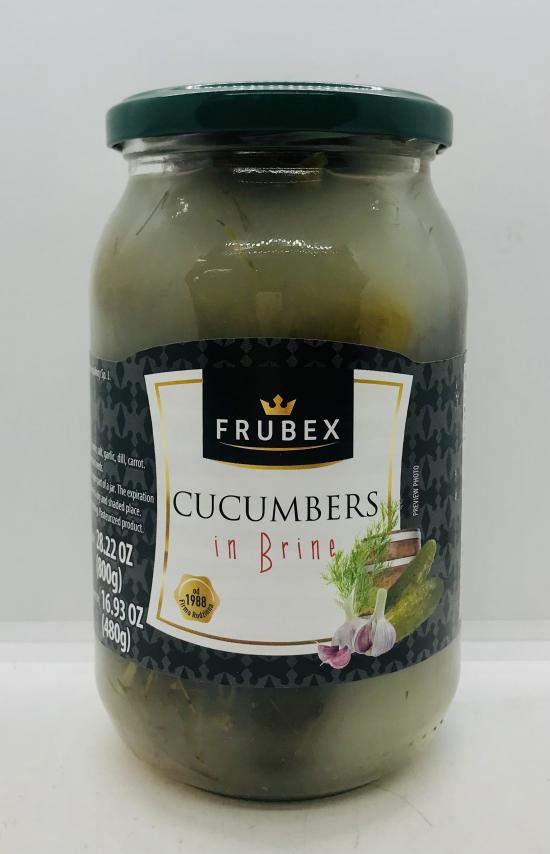 Frubex Cucumbers in Brine 800g.