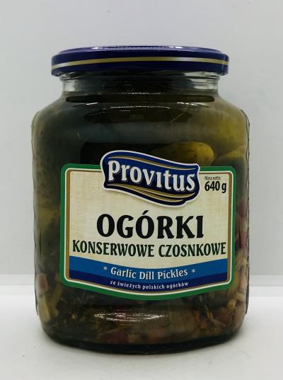 Provitus Garlic Pickles 640g.