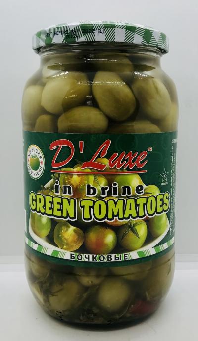 D' Luxe in Brine Green Tomatoes 946ml.