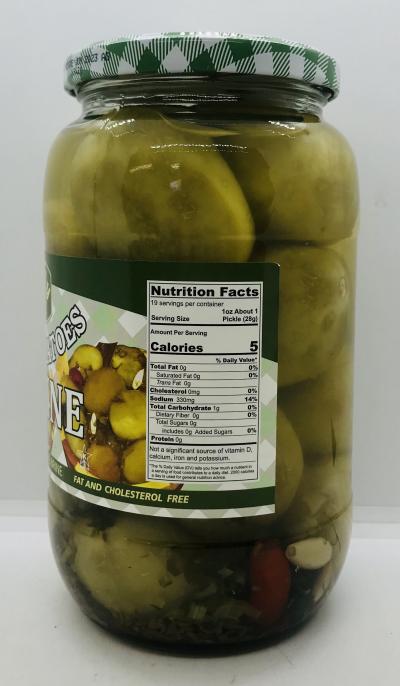 Family Pack Green Tomatoes in Brine 946ml.