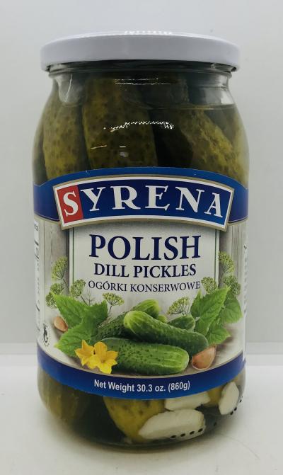 Syrena Polish Dill Pickles 860g.