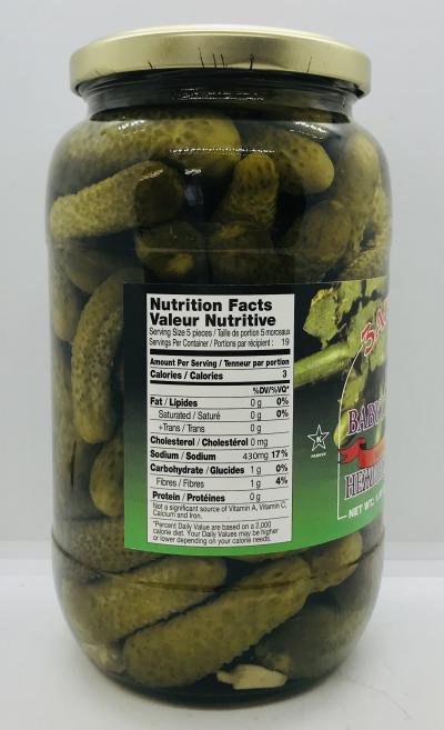 Zakuson Baby Dill Pickles 1L.