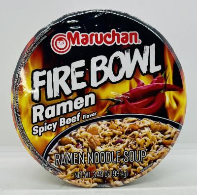 Maruchan Fire Bowl Ramen Spicy Beef 99.2g.