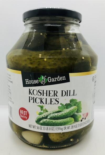 House of Garden Kosher Dill Pickles 1.59kg.