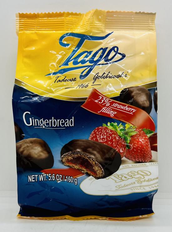 Tago Gingerbread Strawberry 160g.