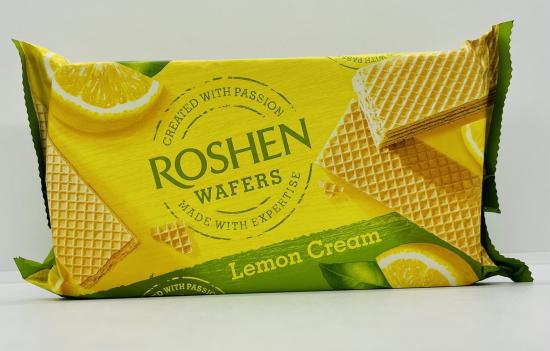 Roshen Wafers Lemon Cream 216g.