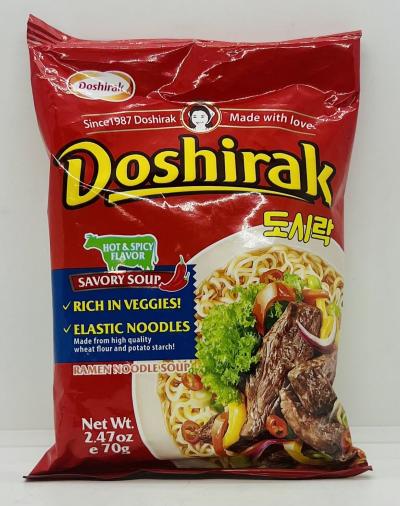 Doshirak Noodles Beef Flavor 70g.