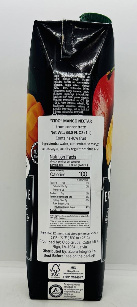 Cido Mango Nectar 1L.