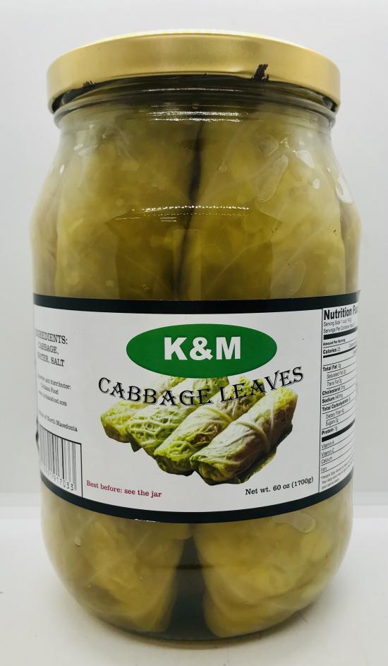 K&M Cabbage Leaves 1700g.