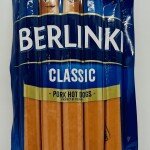 Berlinki Pork Hot Dogs 250g.