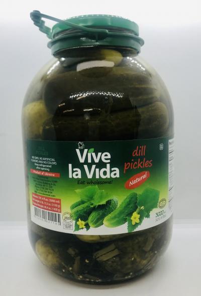 Vive la Vida Dill Pickles 3L.