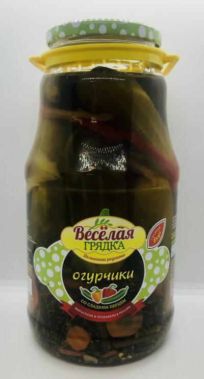 Vesyolaya Gradka Cucumbers w. Pepper 1750g.