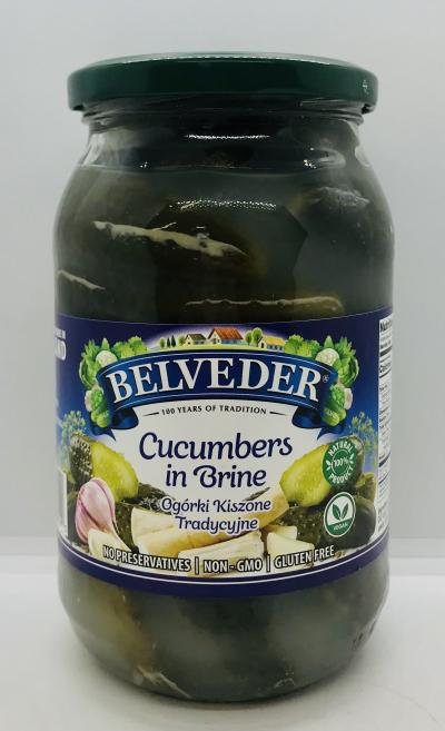 Belveder Cucumbers in Brine 900g.