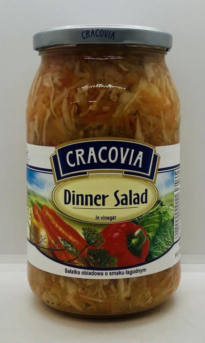 Cracovia Dinner Salad in Vinegar 880g.