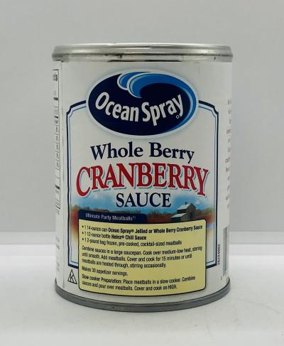 Ocean Spray Whole Berry Cranberry Sauce 397g.