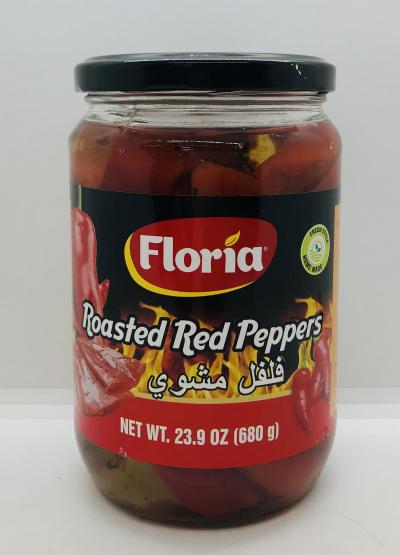 Floria Roasted Red Peppers 680g.