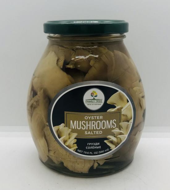 FT Oyster Mushrooms Salted 580mL.