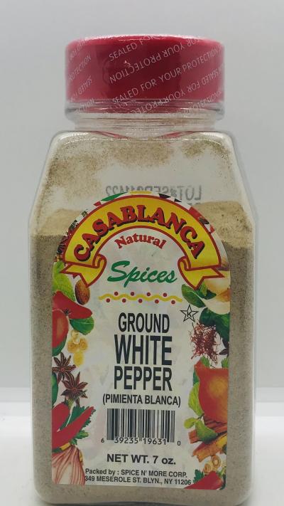 Spices Ground White Pepper (7 Oz.)