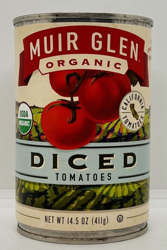 Muir Glen Diced Tomatoes 411g.