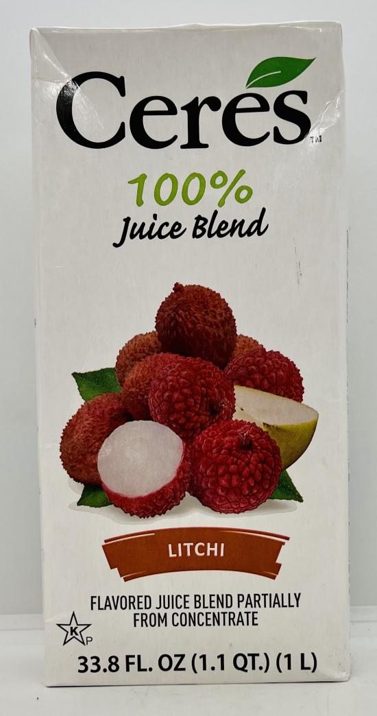 Ceres Litchi Juice Blend 1L.