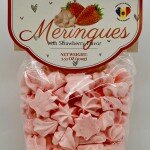 Meringues w. Strawberry Flavor 100g.