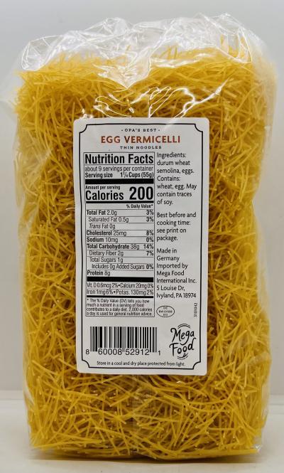 Egg Thin Noodles 500g.