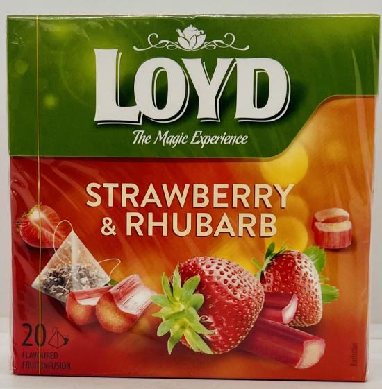 Loyd Strawberry & Rhubarb 40g.