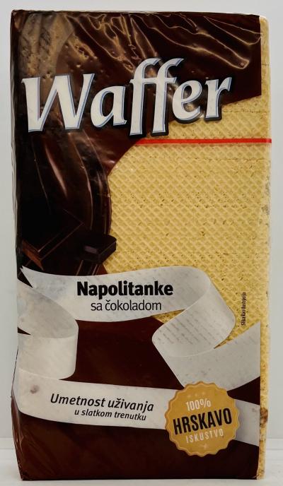 Waffle Product w. Chocolate 400g.