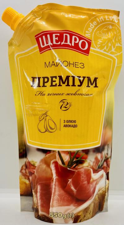 Shedrik Mayonnaise Premium 550g.