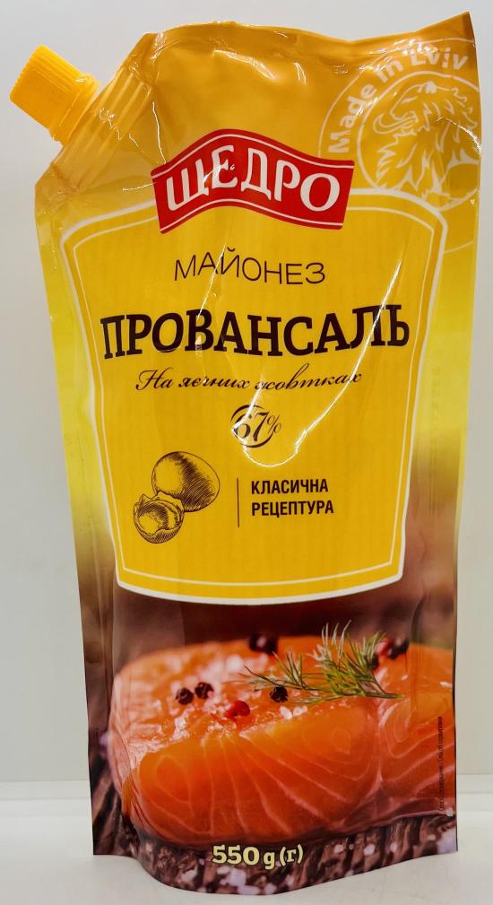 Shedro Mayonnaise Provencal 550g.