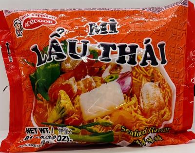 Mi Lau Thai Seafood Flavor Noodles 81g.