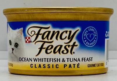 Fancy Feast Ocean Whitefish & Tuna Feast 85g.