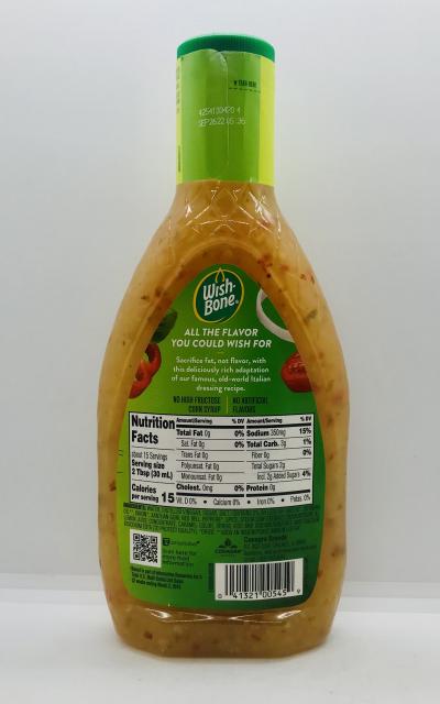 Wish Bone Italian Dressing 444mL.