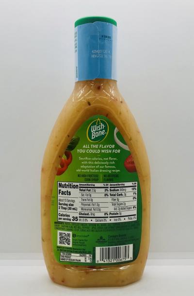 Wish Bone Italian Dressing 444mL.