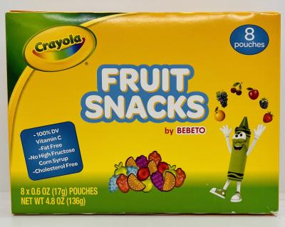 Fruit Snacks by Bebeto 136g.