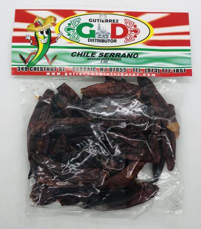 Gutierrez Distributor  Mexican Dried Pepper 2 OZ