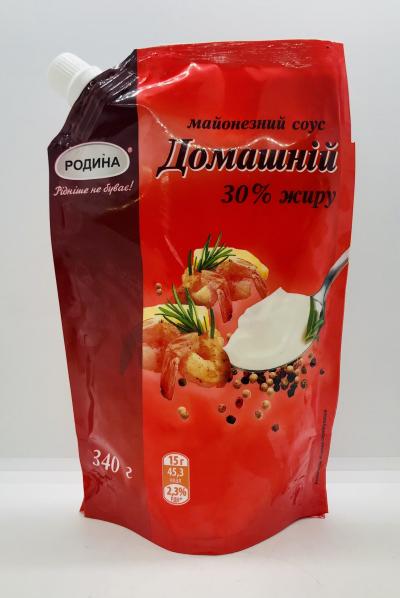 Rodina Mayonnaise Domashniy 340g.