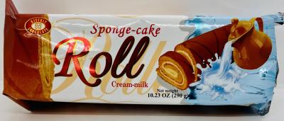 Sponge - cake Roll Cream Milk 290mL.