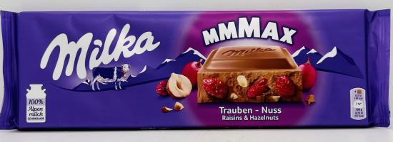 Milka Max Raisins & Nuts 270g.