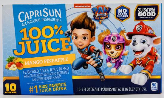 Capri Sun Mango Pineapple 100% Juice 1.77L.