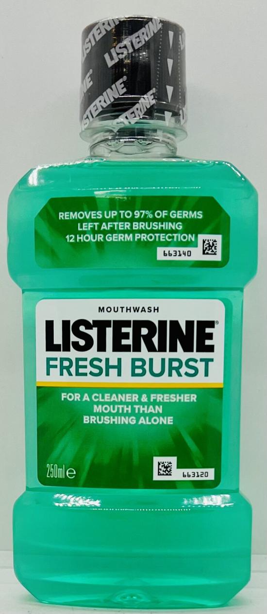 Listerine Fresh Burst 250mL.