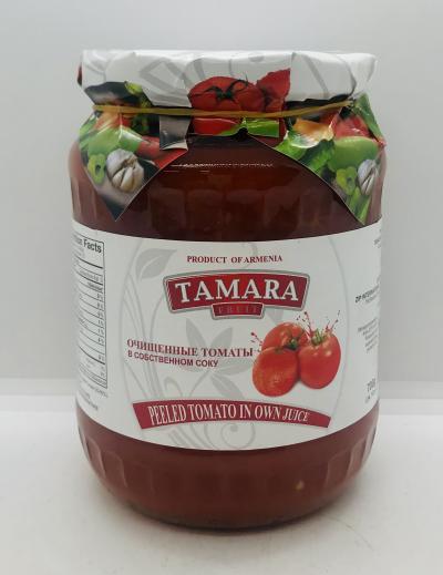 Tamara Peeled Tomato in Own Juice 700g.